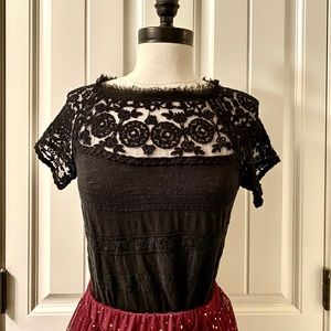 Anthropologie Lace top